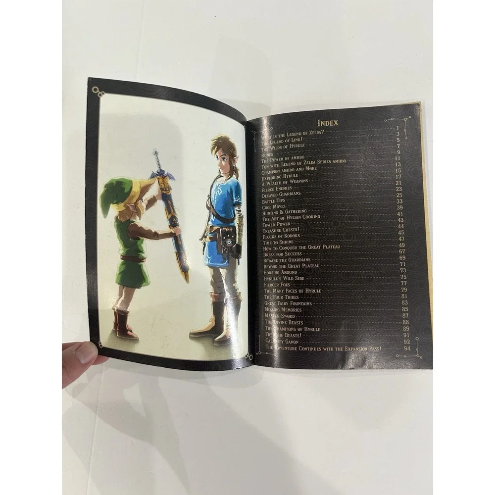 Nintendo Switch The Legend Of Zelda Breath Of The Wild Explorers Guide Book ONLY